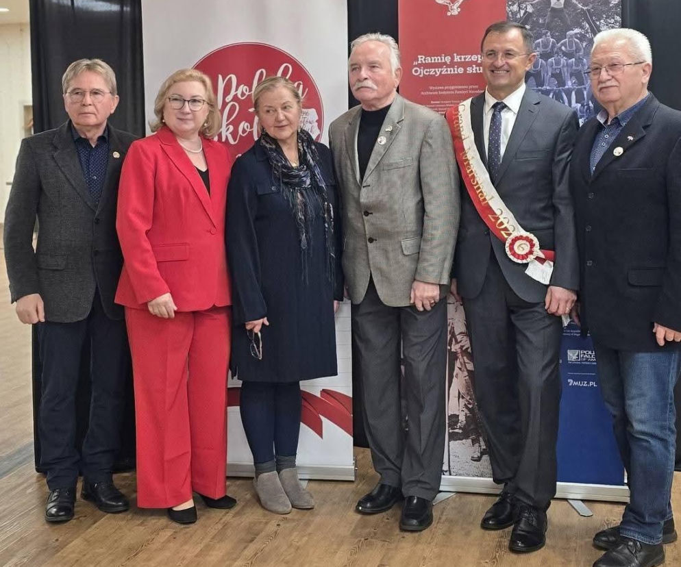 Szarfowanie marszałka PSD w Manville, NJ