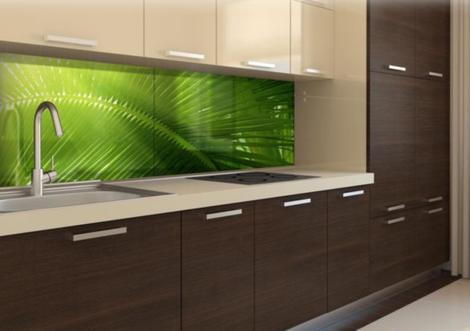 Panele szklane Dekea do kuchni nad blat