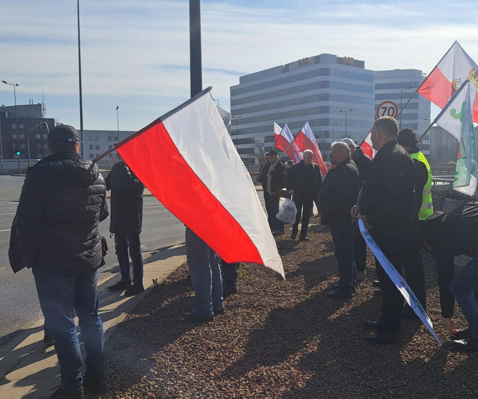 Protest rolników w Krakowie. 20.03.2024