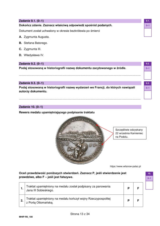 Matura historia 2025: Odpowiedzi i arkusze CKE [19.05.2025] nowa formuła 2023	
