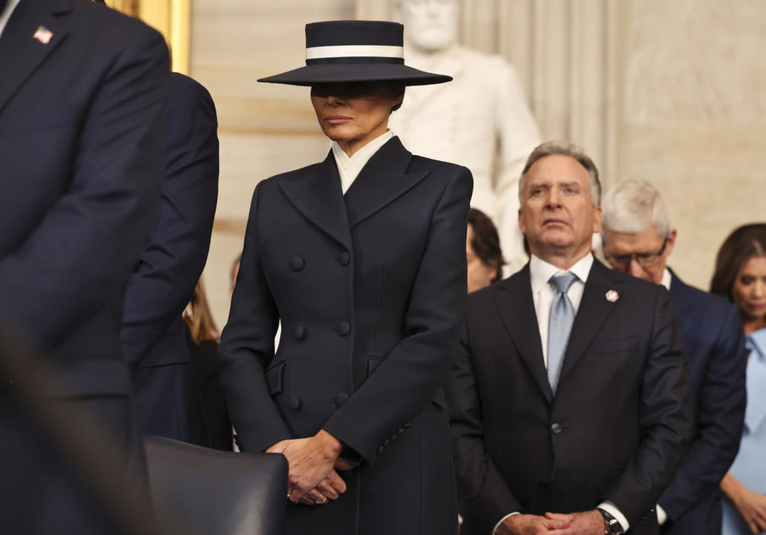 Melania Trump na inauguracji Donalda Trumpa. Jeden szczegół zwraca uwagę