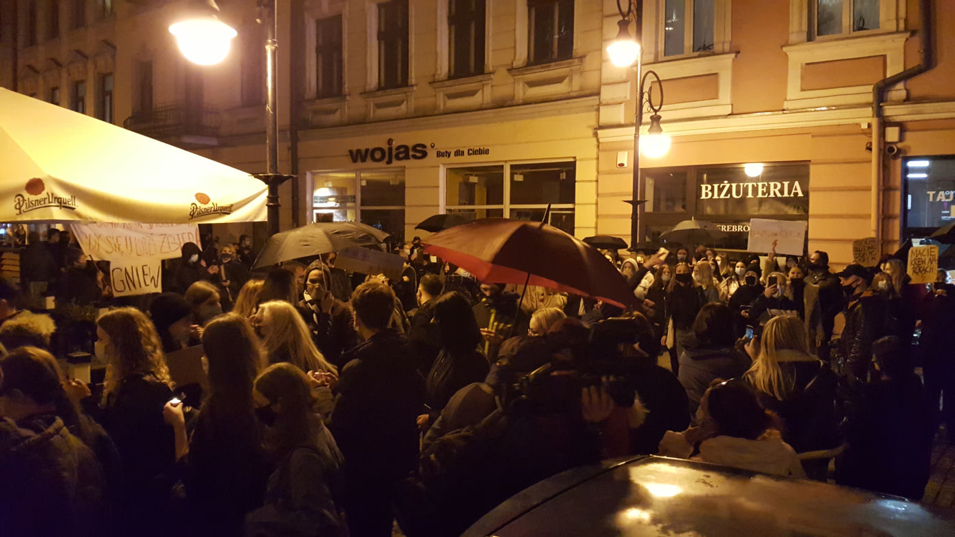 Protest mieszkańców Nowego Sącza