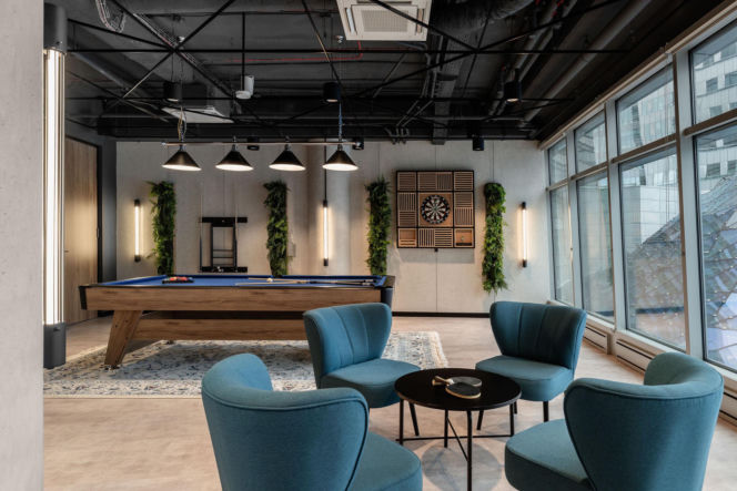 Biuro firmy Decerto; projekt przestrzeni wspólnych: BIT CREATIVE