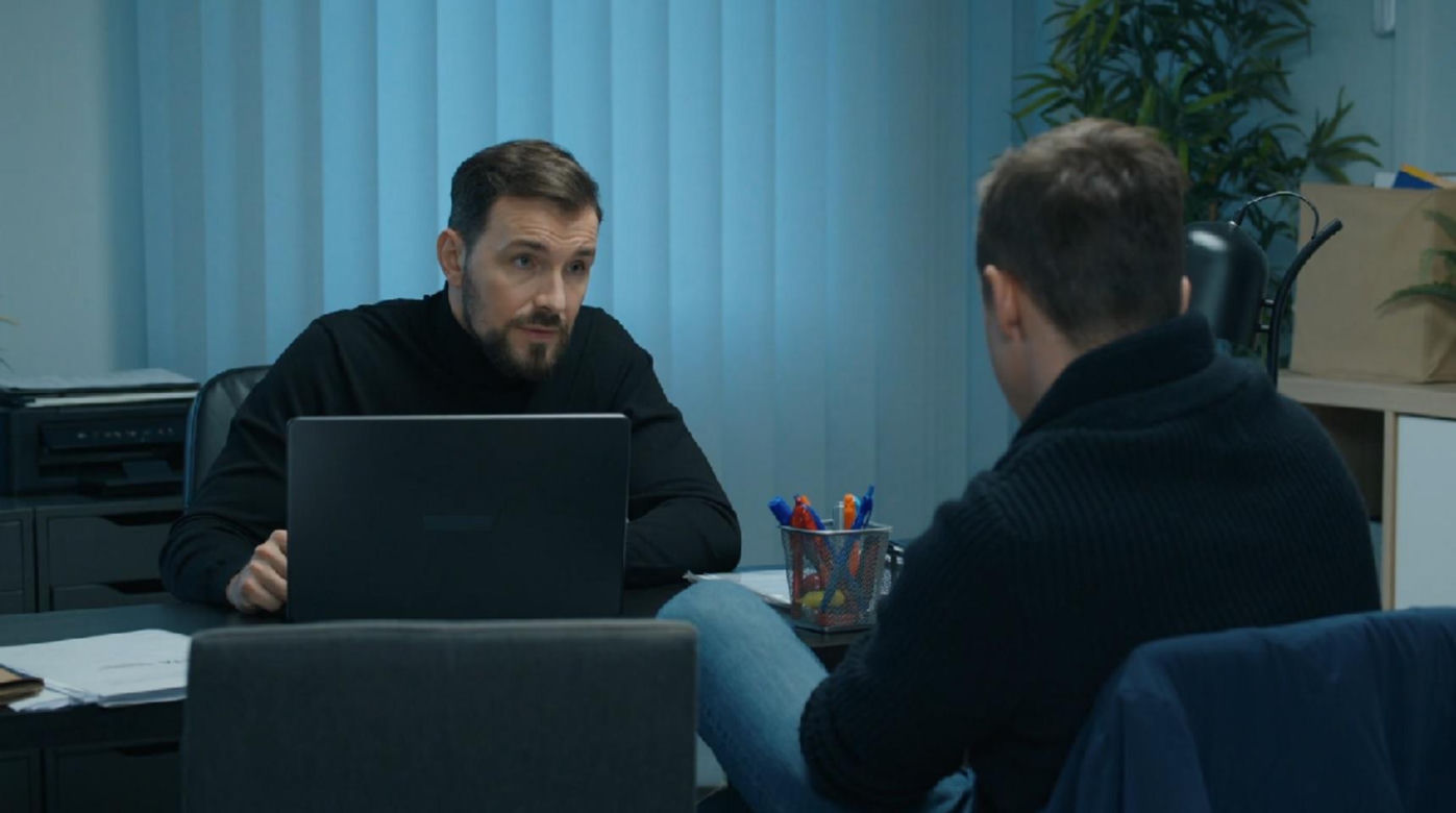 Barwy szczęścia, odcinek 3202. Kodur (Oskar Stoczyński), Błażej (Piotr Ligienza)