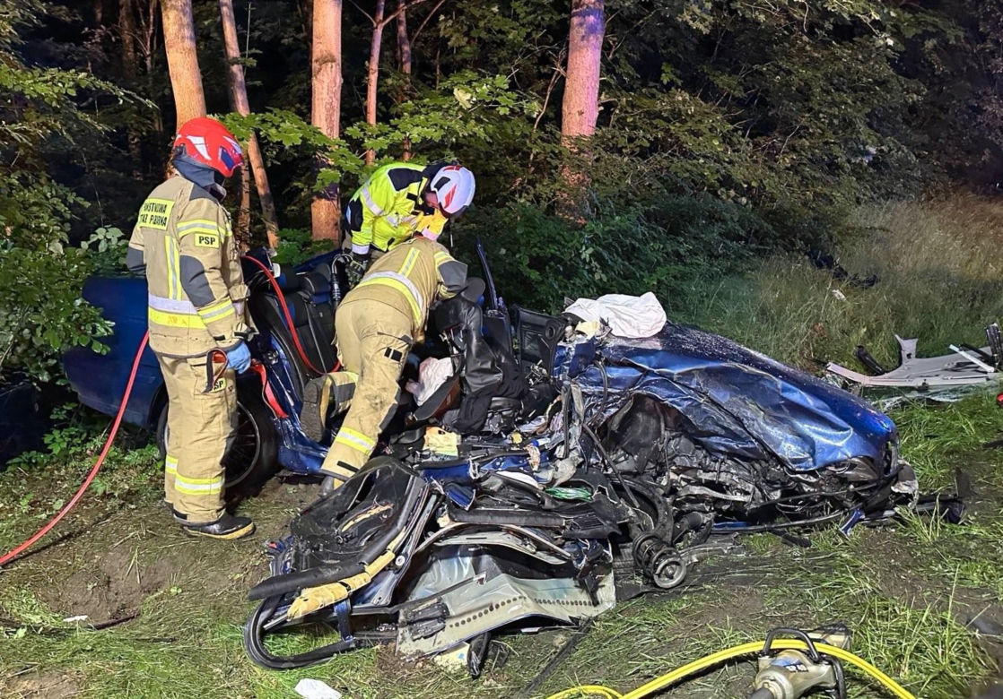 Koszmarny wypadek na DK 25 pod Kamieniem Krajeńskim! Poszkodowanych aż 7 osób 