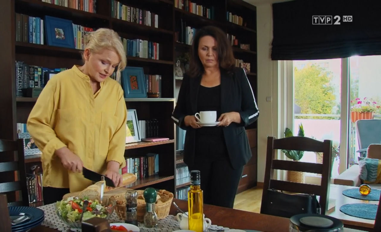 M jak miłość, odcinek 1626: Marta (Dominika Ostałowska), Marysia (Małgorzata Pieńkowska)