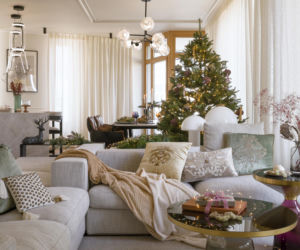 Apartament w stylu francuskim w świątecznej odsłonie