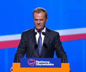 Donald Tusk na Konwencji PO