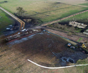 Awaria rurociągu tuż przy granicy z Polską