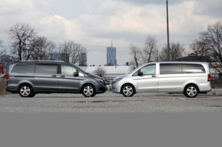 Mercedes Vito Tourer 111 CDI vs. Mercedes V250