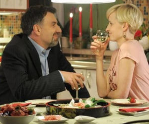 NA DOBRE i NA ZŁE, odc. 494. Michał Sambor (Radosław Krzyżowski) i Nina Rudnicka (Agnieszka Judycka)