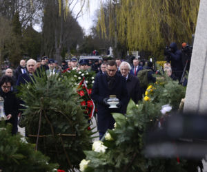 12. rocznica katastrofy smoleńskiej. Uroczystości na Powązkach Wojskowych