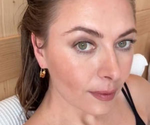 Maria Szarapowa w saunie i spa w Dolomitach