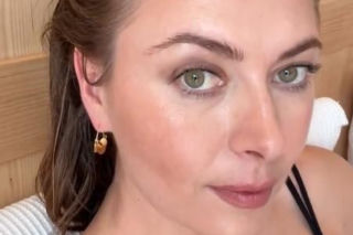 Maria Szarapowa w saunie i spa w Dolomitach