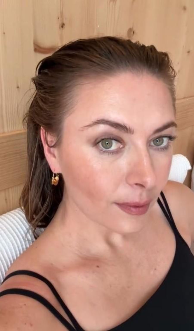 Maria Szarapowa w saunie i spa w Dolomitach