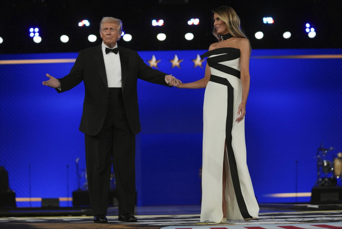 Pierwszy taniec pierwszej pary! Tak Donald Trump i Melania świętowali zaprzysiężenie