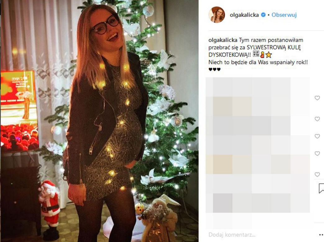 Olga Kalicka boi się o swoje dziecko