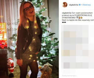 Olga Kalicka boi się o swoje dziecko