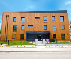 budynek wielorodzinny z prefabrykatów