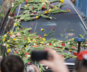 Trumna z ciałem Marii Kaczyńskiej