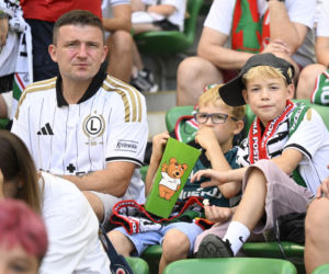 Legia Warszawa - Zagłębie Lubin: Zdjęcia kibiców