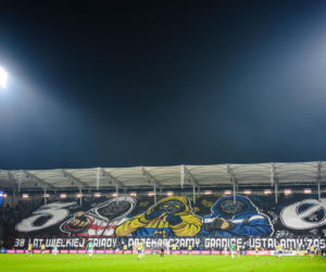 Arka Gdynia - Lechia Gdańsk: Zdjęcia kibiców z derbów Trójmiasta w ramach 23. kolejki PKO BP Ekstraklasy