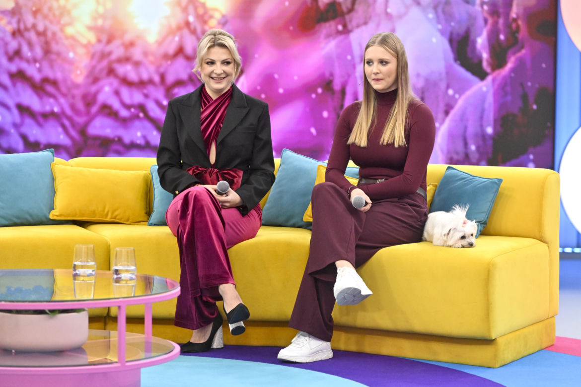 Magdalena Narożna z córką
