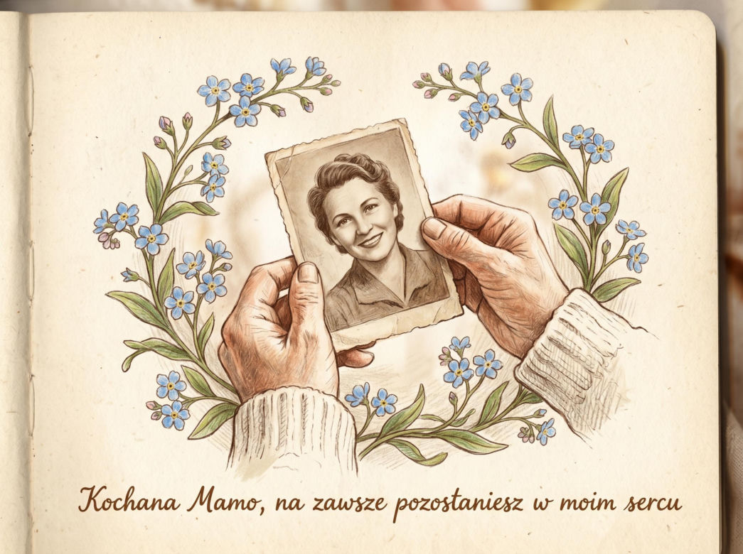 Kartka z życzeniami na Dzień Mamy