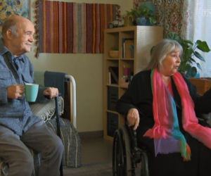 Barwy szczęścia odc. 2500. Fryderyk Struzik (Paweł Nowisz), Teresa (Jolanta Lothe)