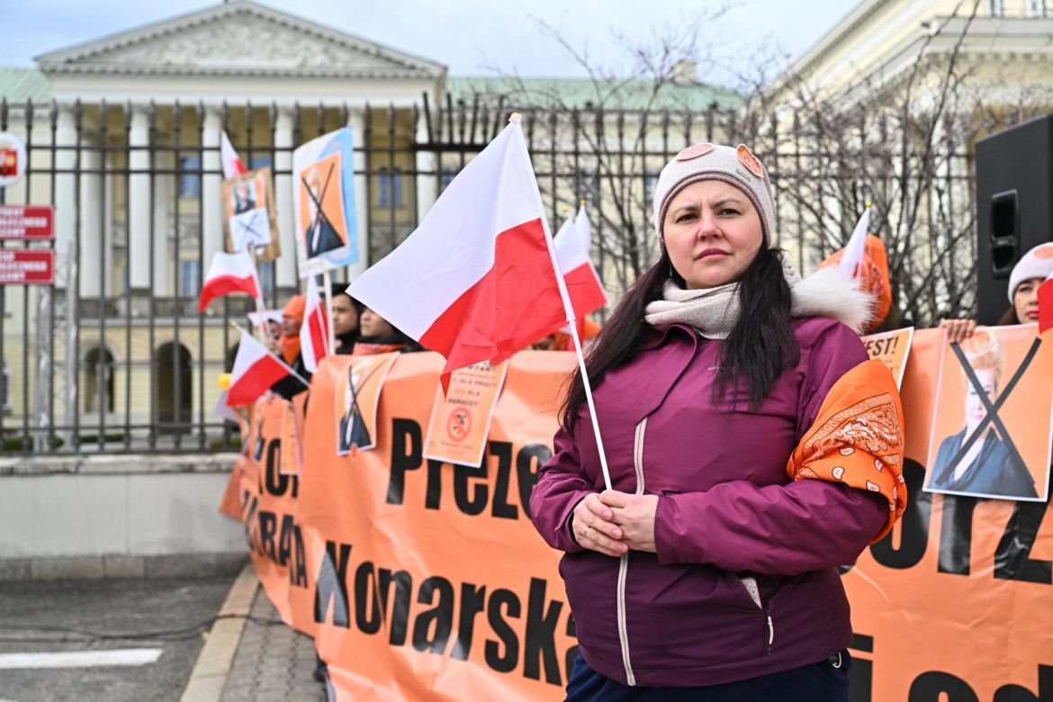 "Nasza sytuacja jest krytyczna". Najemcy z Marywilskiej znów protestują