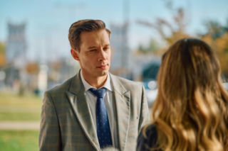 Na Wspólnej odc. 4135. Darek Żbik (Michał Mikołajczak), Kalina (Katarzyna Gałązka)