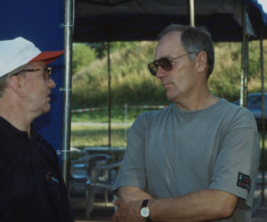 Karol Strasburger ćwiczy