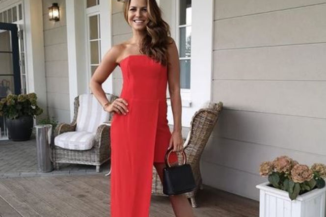 Anna Lewandowska na ślubie golfistki