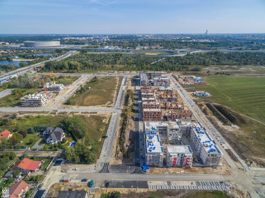 Nowe Żerniki z lotu ptaka
