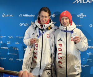 Kacper Tomasiak i Paweł Wąsek z medalami olimpijskimi