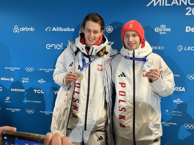 Kacper Tomasiak i Paweł Wąsek z medalami olimpijskimi