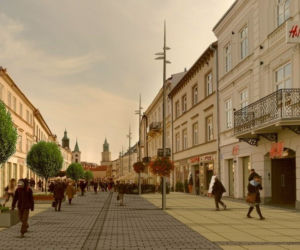 Wizualizacje odnowionego deptaka
