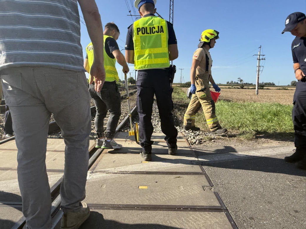 Śmiertelny wypadek na torach w Szczytnikach Czerniejewskich