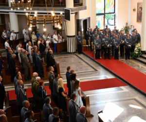 Łapy. Msza święta w intencji podlaskich policjantów 18.08.2019