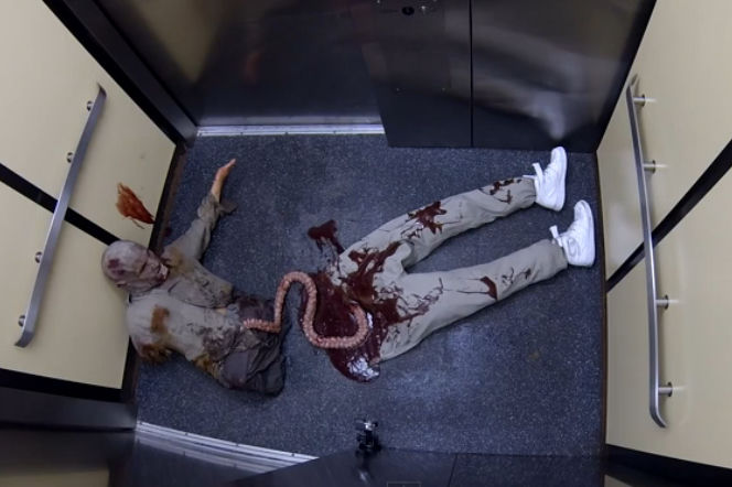Wardęga Zombie Apocalypse Halloween Prank