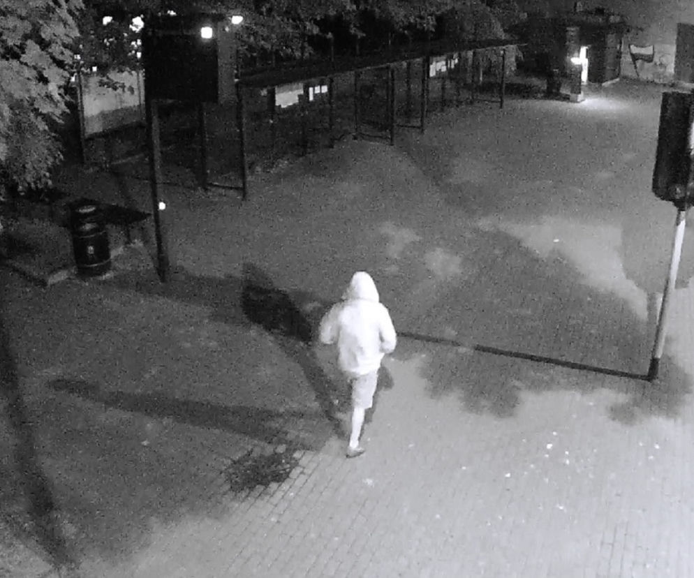 Pseudograffiti na kilku kamienicach w Oświęcimiu. Chuligan usłyszał zarzuty