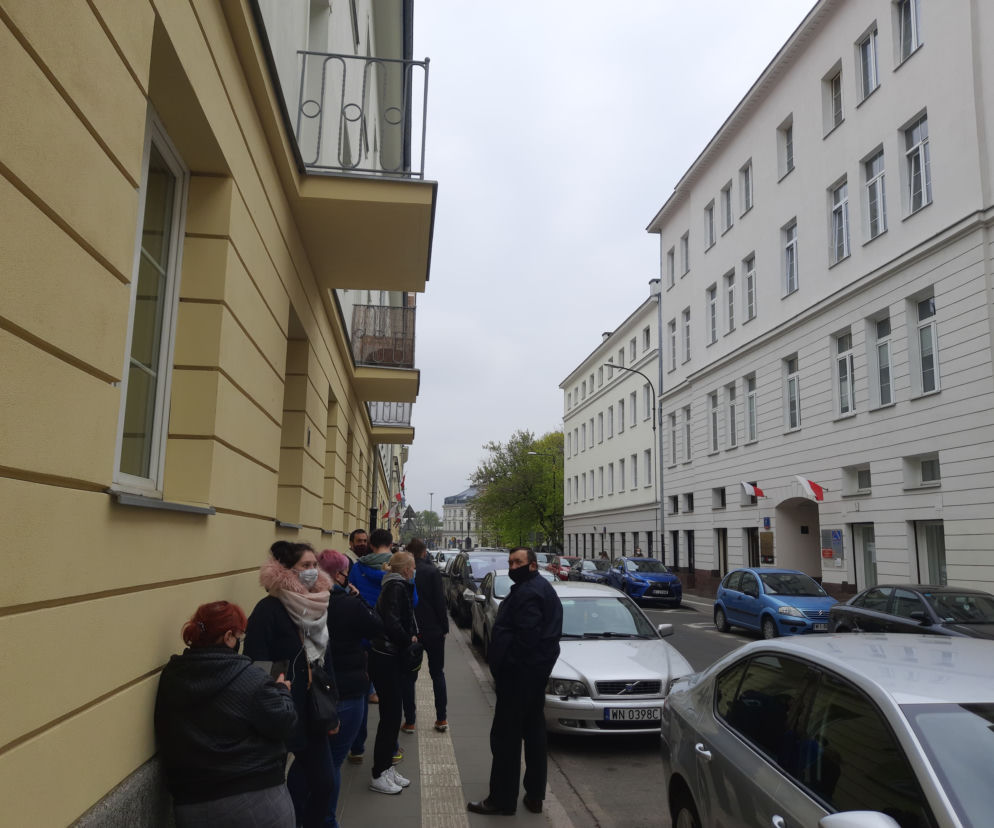 kolejka na pl. bankowym