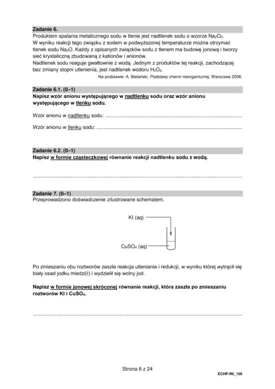 Matura 2022: Arkusz CKE z chemii na poziomie rozszerzonym