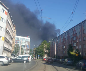 Kłęby dymu pojawiły się na południu Wrocławia