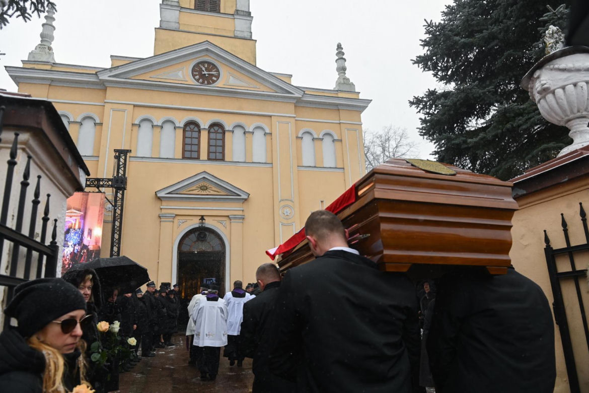 Pogrzeb burmistrza Mszczonowa Józefa Grzegorza Kurka 