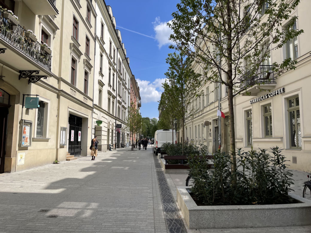 Zieleń w centrum miasta. Tak zmienia się ul. Krupnicza w Krakowie! 