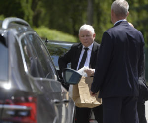 Wybory 2020 Jarosław Kaczyński zagłosował z sobowtórem