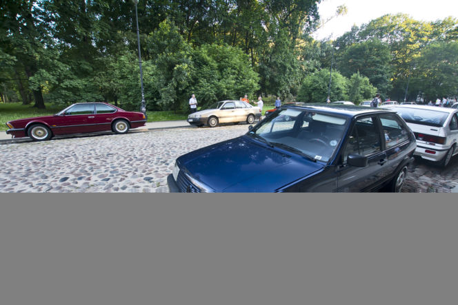 Klasyczne auta na spotkaniu Youngtimer Warsaw