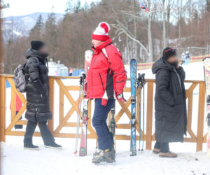 Michał Wójcik z PiS szaleje na nartach