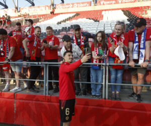 Widzew Łódź - Piast Gliwice: Zdjęcia kibiców i zawodników z meczu 34. kolejki PKO BP Ekstraklasy
